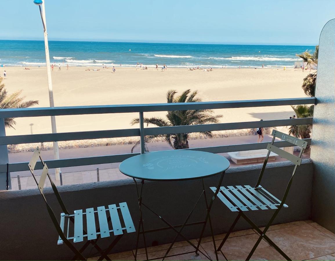 EDEN Exceptionnel! Vue mer 10m de la plage parking privé gratuit à 100m Canet-en-Roussillon Exterior foto
