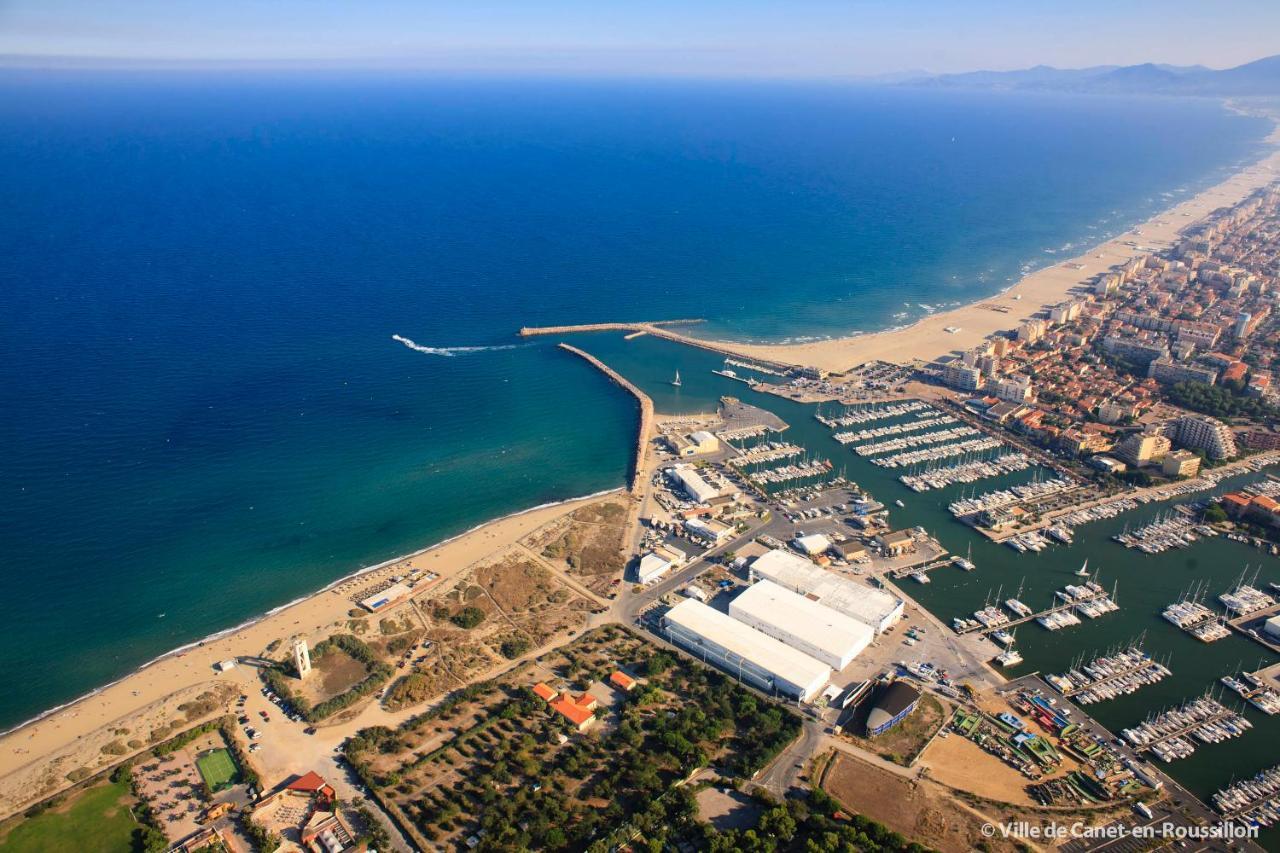 EDEN Exceptionnel! Vue mer 10m de la plage parking privé gratuit à 100m Canet-en-Roussillon Exterior foto